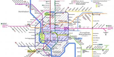 Metro Bangkok: kart 2016