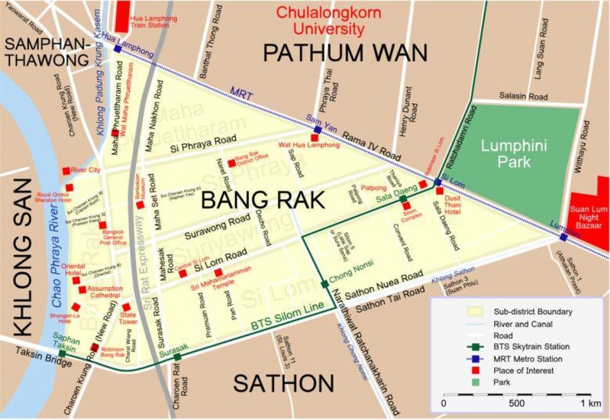 kart Bangkok qırmızı işıq