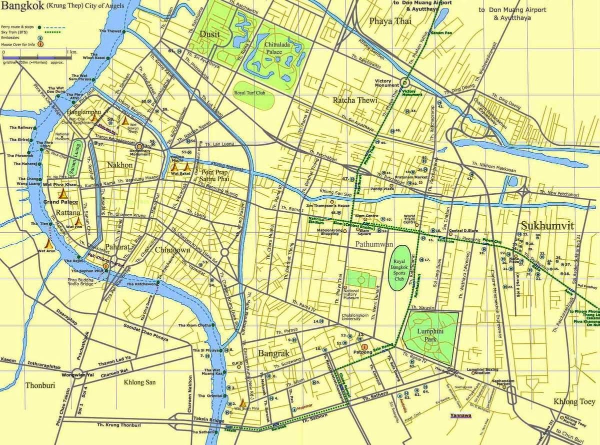 kart Bangkok yol