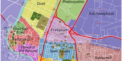 Kart Bangkok və ətrafı üçün