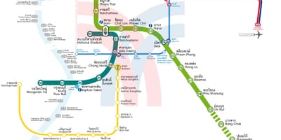 Tayland Bangkok BTS kartı