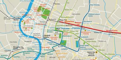Kart şəhər mərkəzi Bangkok 
