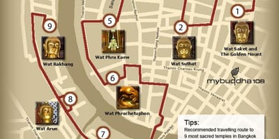 Kart Bangkok məbədi tur