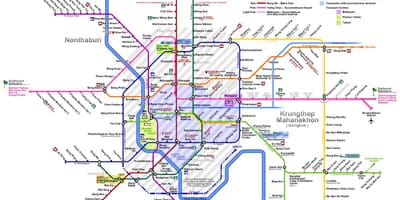 Tranzit xəritə Bangkok
