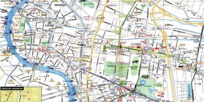 Turizm xəritəsi Bangkok ingilis dili